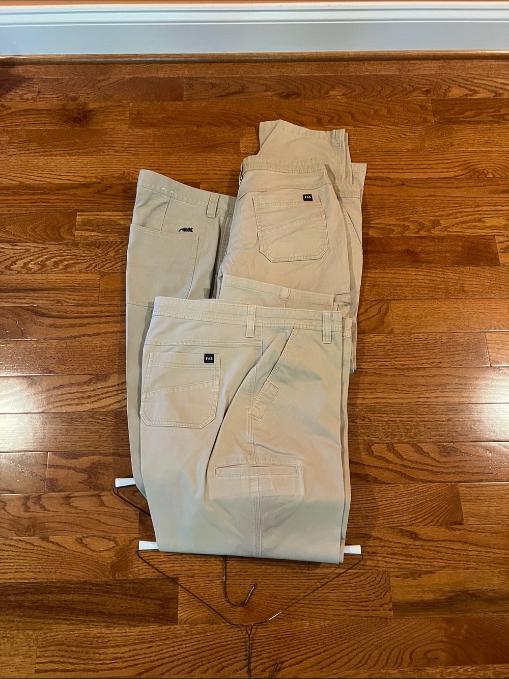 Three Pair Field and Stream, Mountain Khakis Men's Casual Pants in Light Khaki